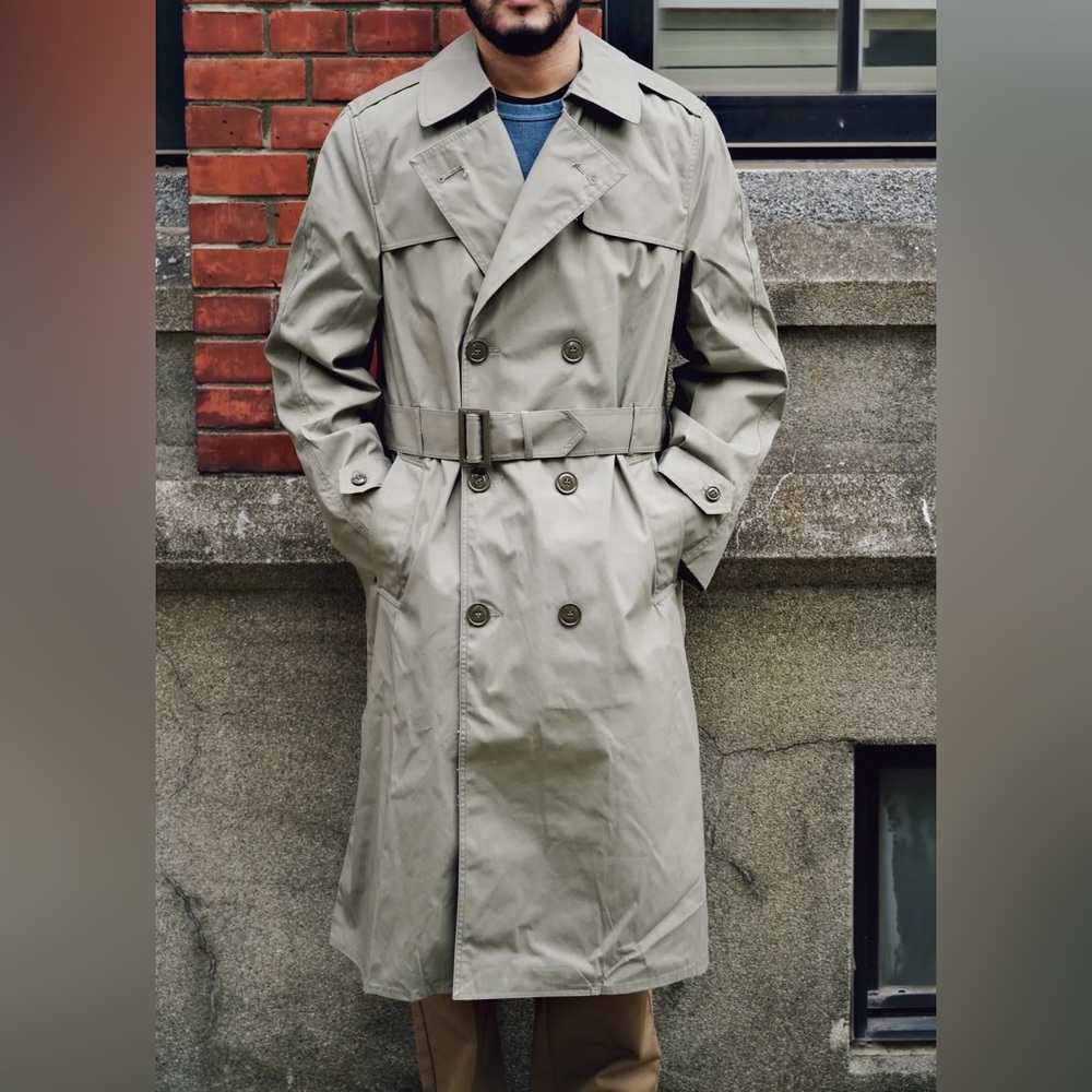 NWT Military-Issues All Weather Trench Coat Raincoat Overcoat Men 38R